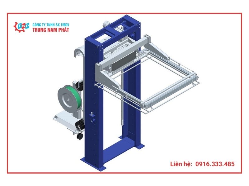 Máy đóng đai nằm ngang dễ sử dụng, lại tiết kiệm thời gian Máy đóng đai nằm ngang dễ sử dụng, lại tiết kiệm thời gian