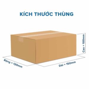 Cách tính diện tích thùng carton như thế nào?