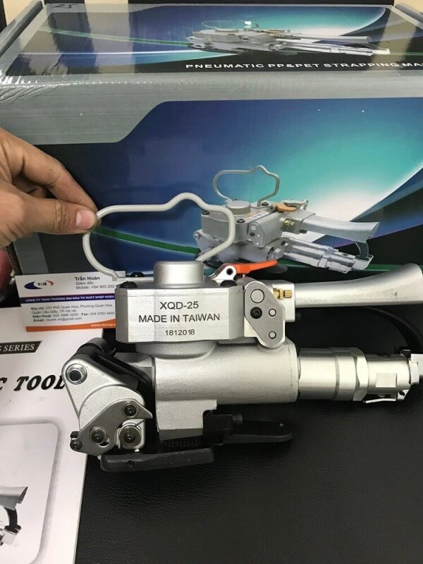 Cấu tạo kỹ thuật của máy đóng đai khí nén